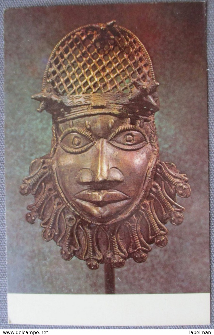 USA UNITED STATES NEW YORK BRONZE MASK BENIN MUSEUM NATURAL CARD ANSICHTSKARTE CARTOLINA POSTCARD CARTE POSTALE PC CP AK - Rochester