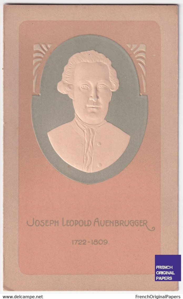 Joseph Leopold Auenbrugger 1722-1809 Carte Portrait Gaufrée Galerie Berühmter ärzte Tropon Werke Docteur Médecine A80-59 - Collections