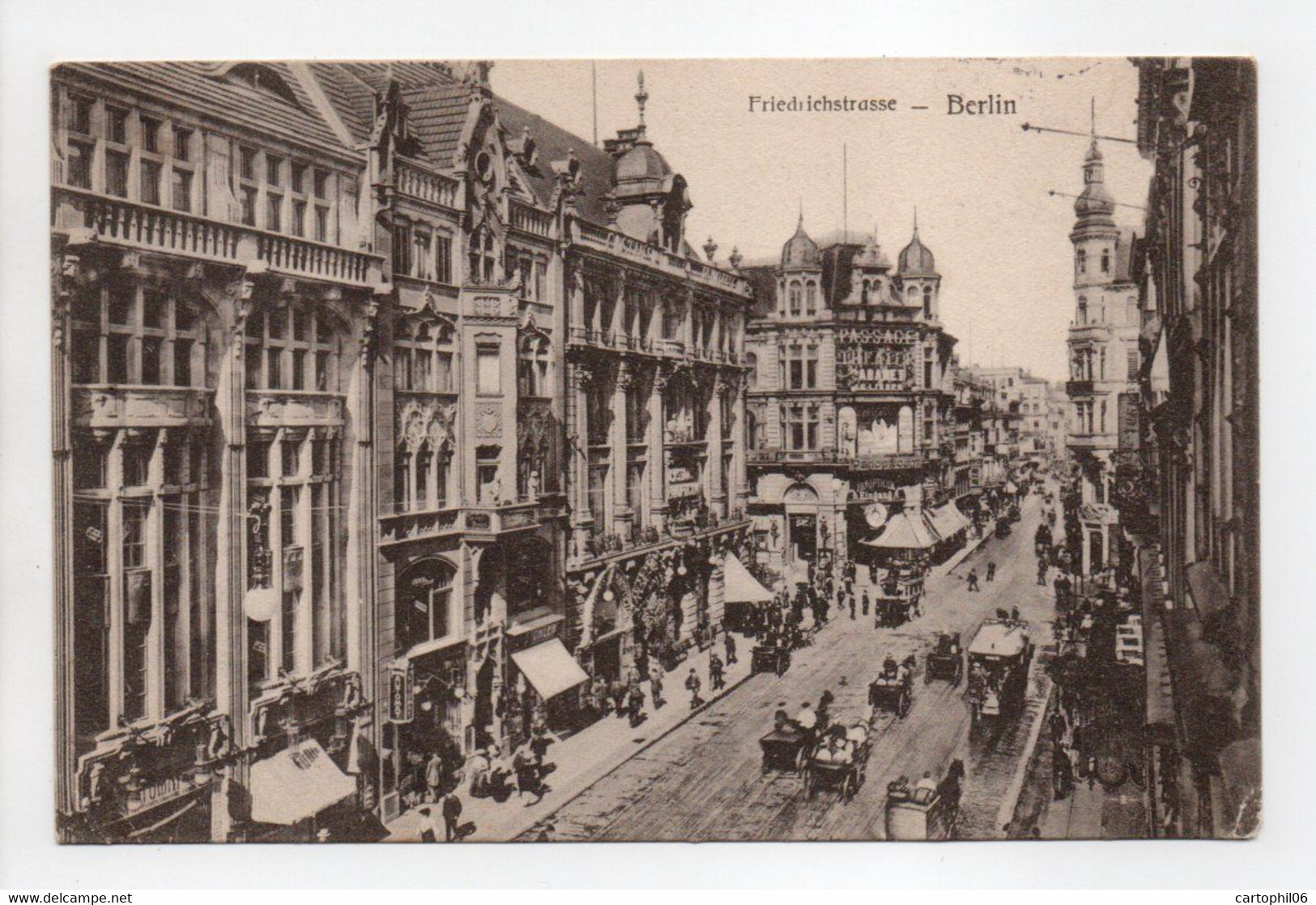 - CPA BERLIN (Allemagne) - Friedrichstrasse 1906 - Verlag Max O'Brien 104 - - Friedrichshain