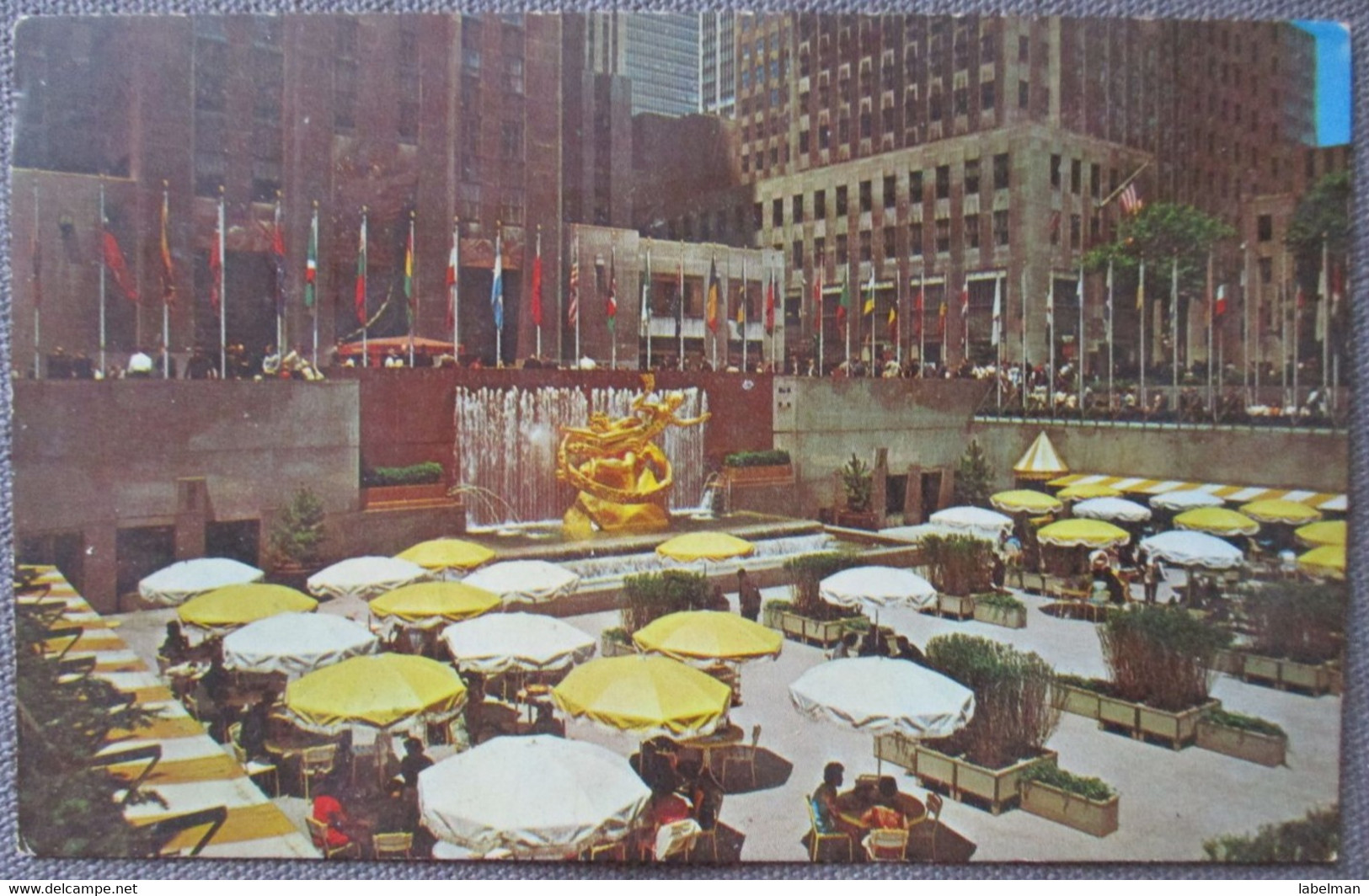 USA UNITED STATES NEW YORK ROCKEFELLER CENTER LOWER PLAZA CARD ANSICHTSKARTE CARTOLINA POSTCARD PC CP AK CARTE POSTALE - Buffalo