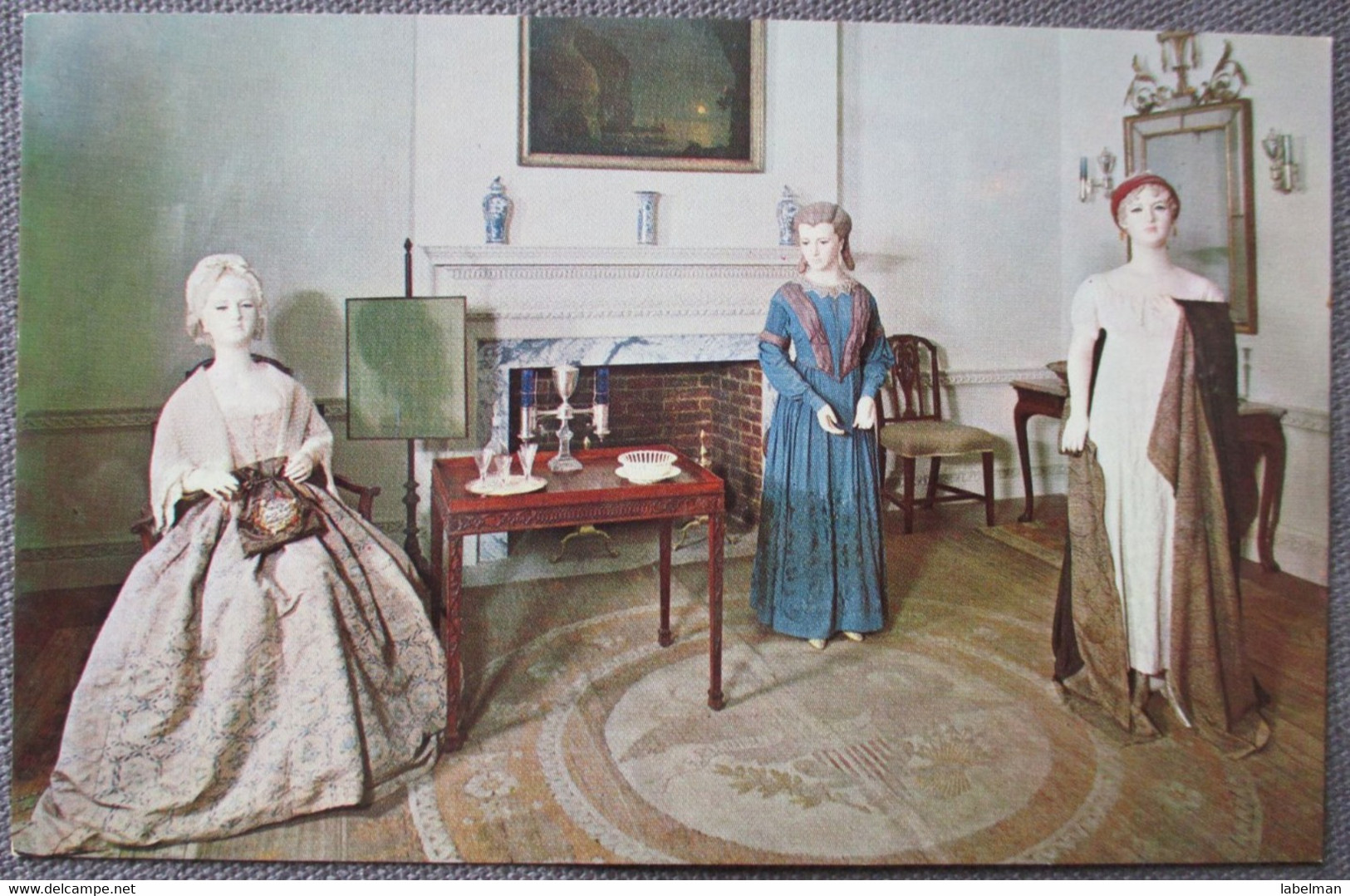 USA UNITED STATES NEW YORK DRAWING ROOM DRESSES HISTORY MUSEUM ANSICHTSKARTE CARTOLINA POSTCARD PC CP AK CARTE POSTALE - Buffalo