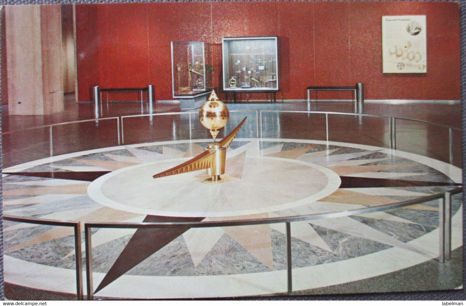 USA UNITED STATES NEW YORK FOUCAULT PENDULUM HISTORY MUSEUM ANSICHTSKARTE CARTOLINA POSTCARD PC CP AK CARTE POSTALE - Lake George