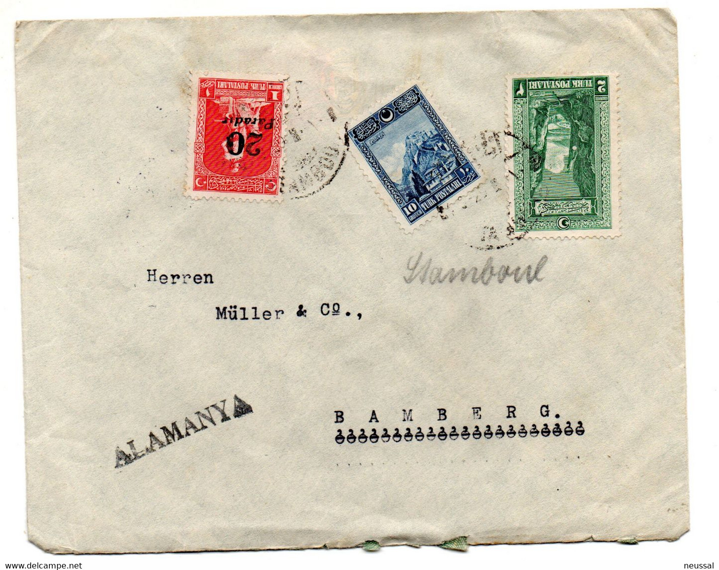 Carta  De 1929 Turquia - Lettres & Documents