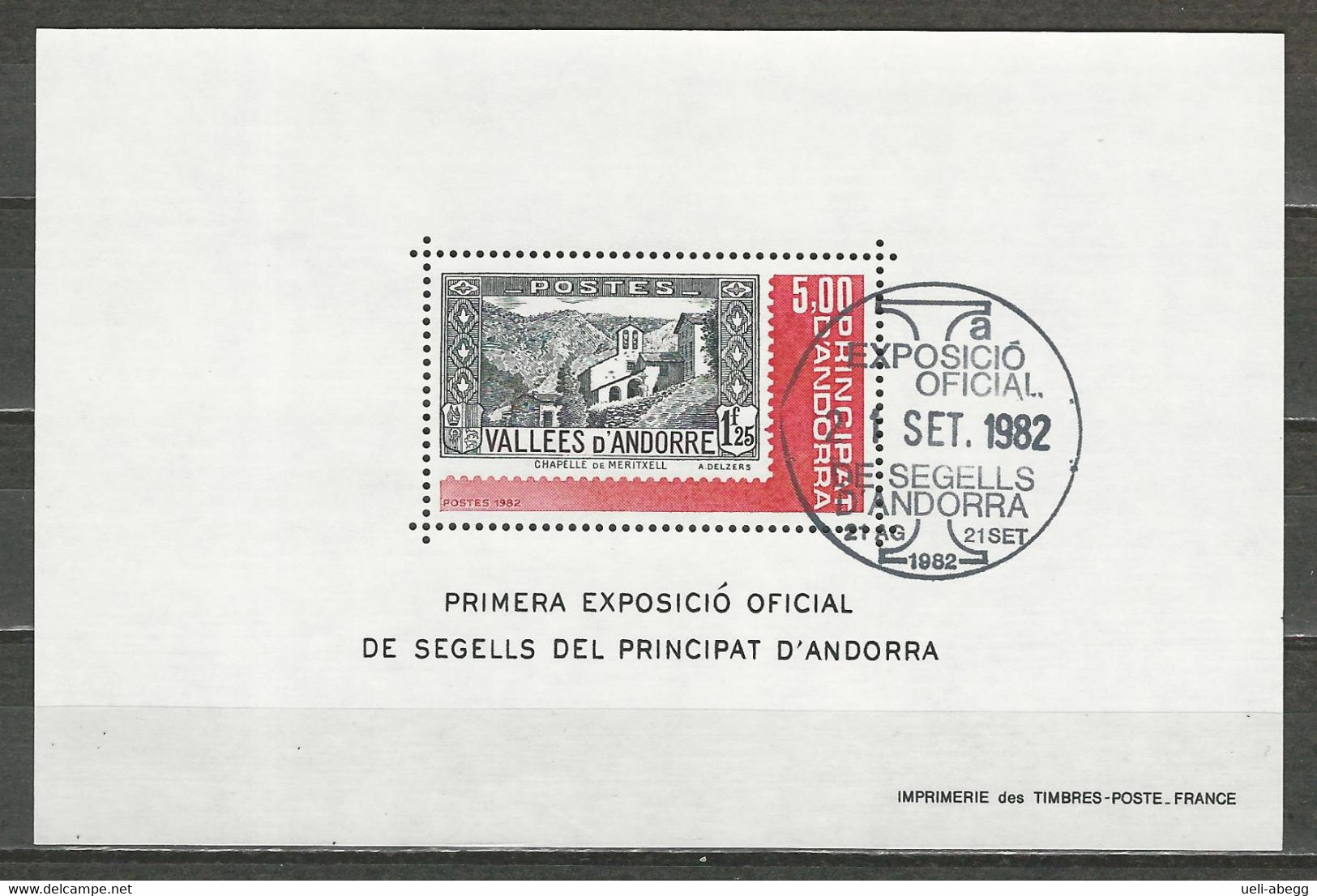 Andorra Mi Bl 1 O - Blocks & Sheetlets