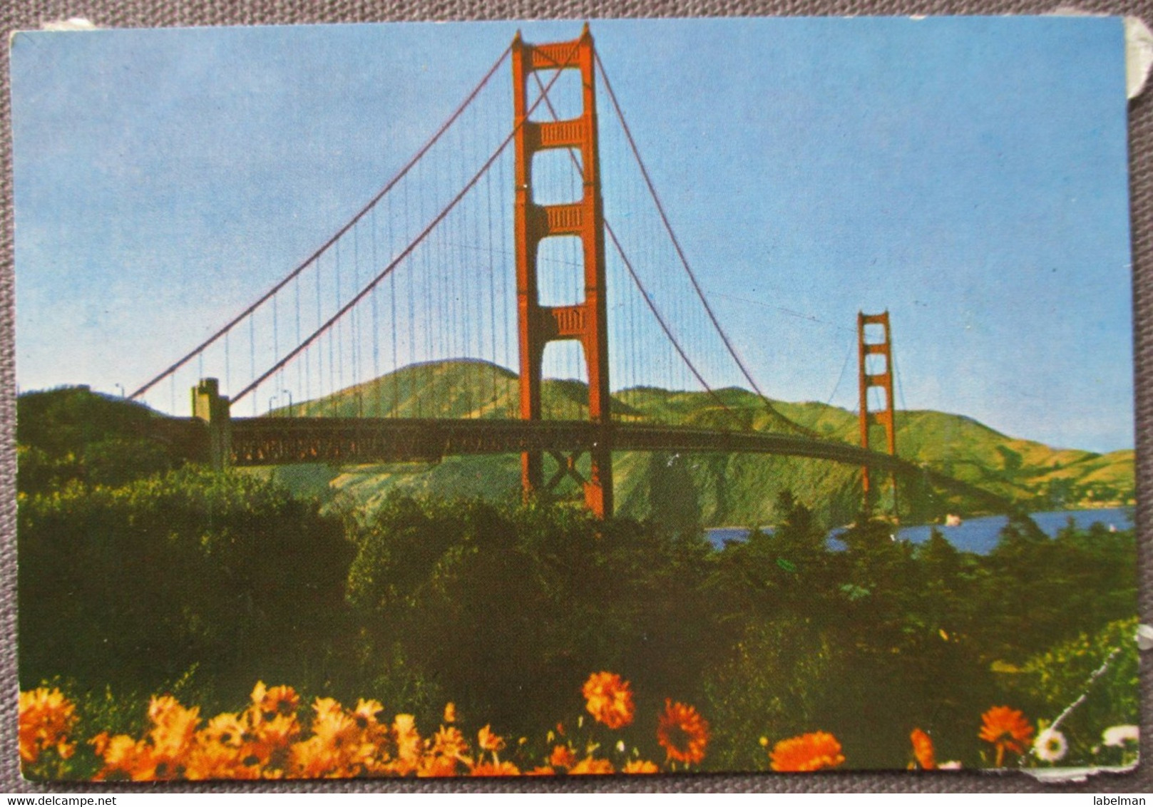 USA UNITED STATES SAN FRANCISCO GOLDEN BRIDGE CARD KARTE ANSICHTSKARTE CARTOLINA POSTCARD PC CP AK CARTE POSTALE - Lake George