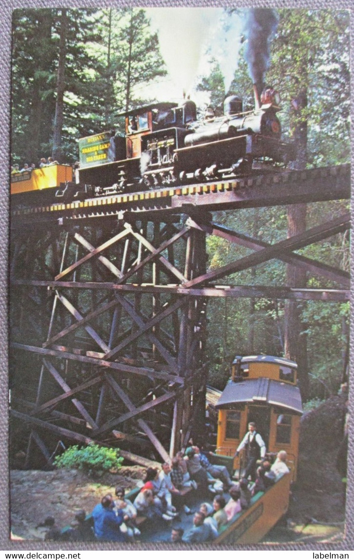 USA UNITED STATES DIXIANA SHAY TRAIN LOCOMOTIVE CARD KARTE ANSICHTSKARTE CARTOLINA POSTCARD PC CP AK CARTE POSTALE - Lake George