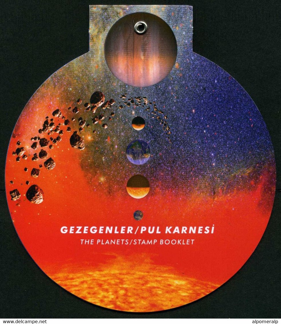 Türkiye 2020 Mi 4601-4608 MNH, The Planets Booklet | Print Run: 7.500 (Limited) - Booklets