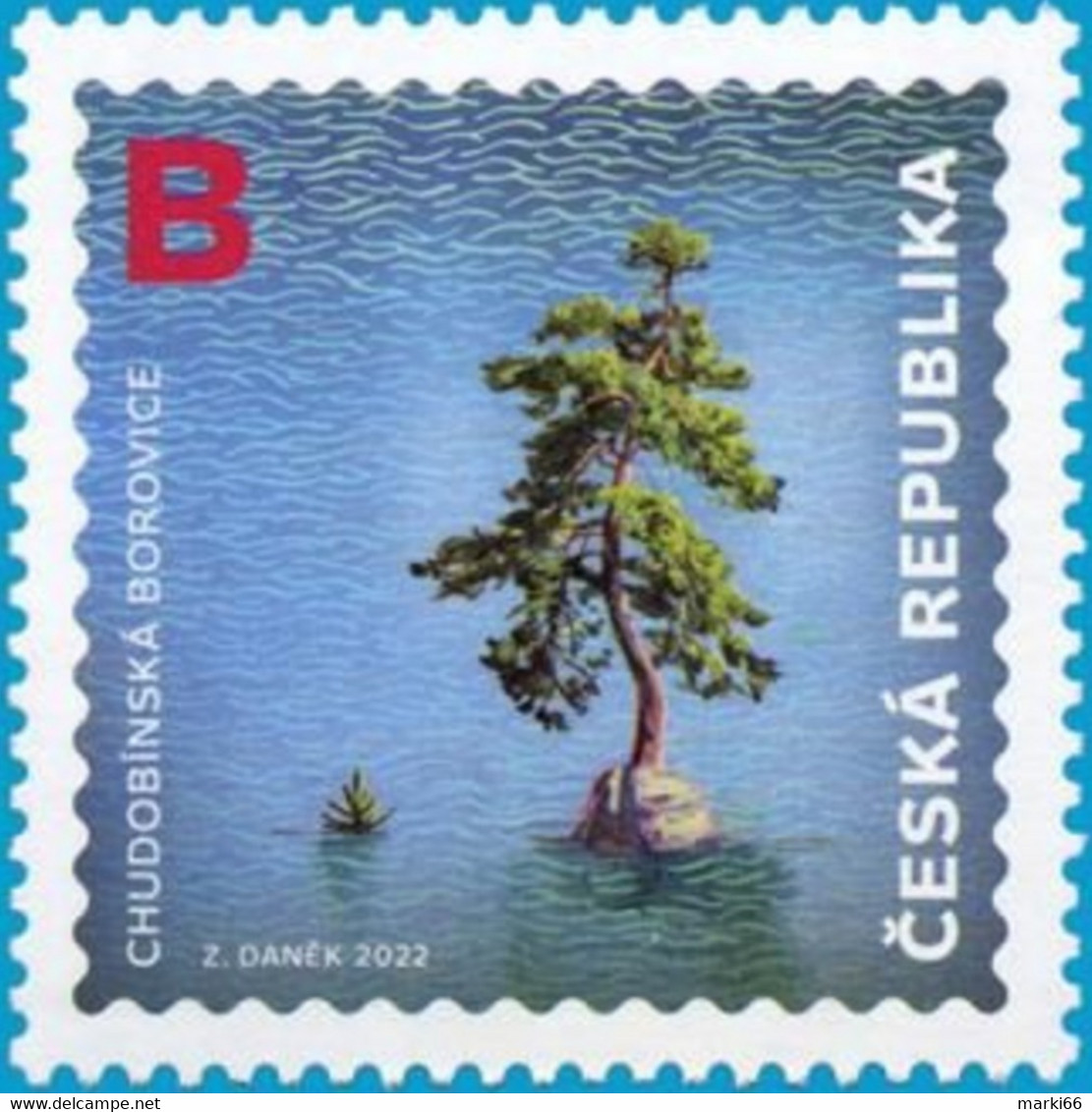 Czech Republic - 2022 - Nature Protection - Chudobín (Scots) Pine - Pinus Sylvestris - Mint Stamp - Neufs