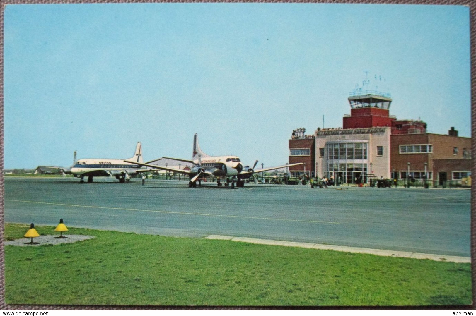 USA UNITED STATES TWA AMERICAN AIRLINES AIRPORT ALLEN CARD KARTE ANSICHTSKARTE CARTOLINA POSTCARD PC CP AK CARTE POSTALE - Lake George