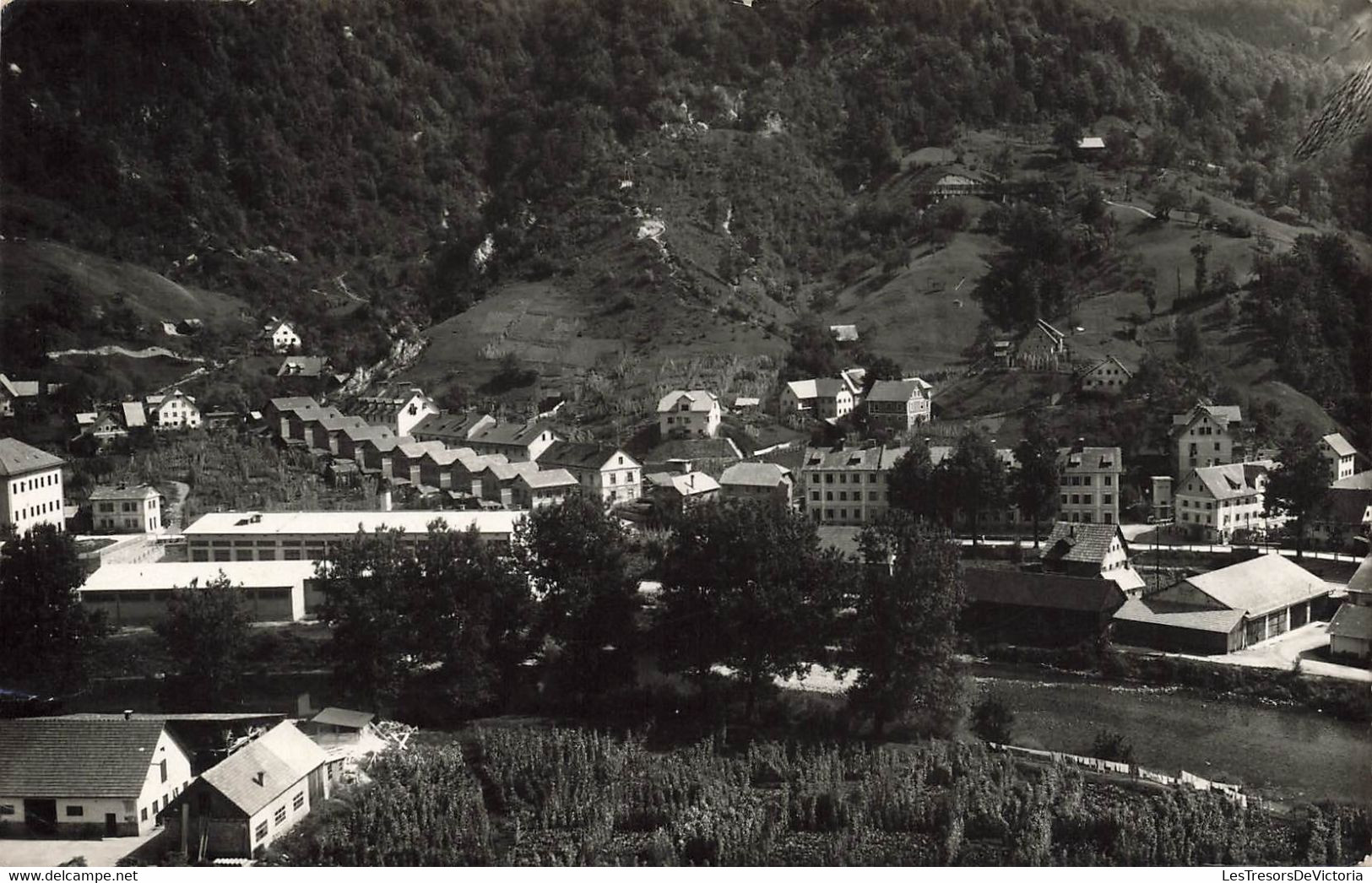 CPA Photo Idrija - Slovénie - Panorama - Photo De La Ville - Foto Iris - 1961 - Slovenia