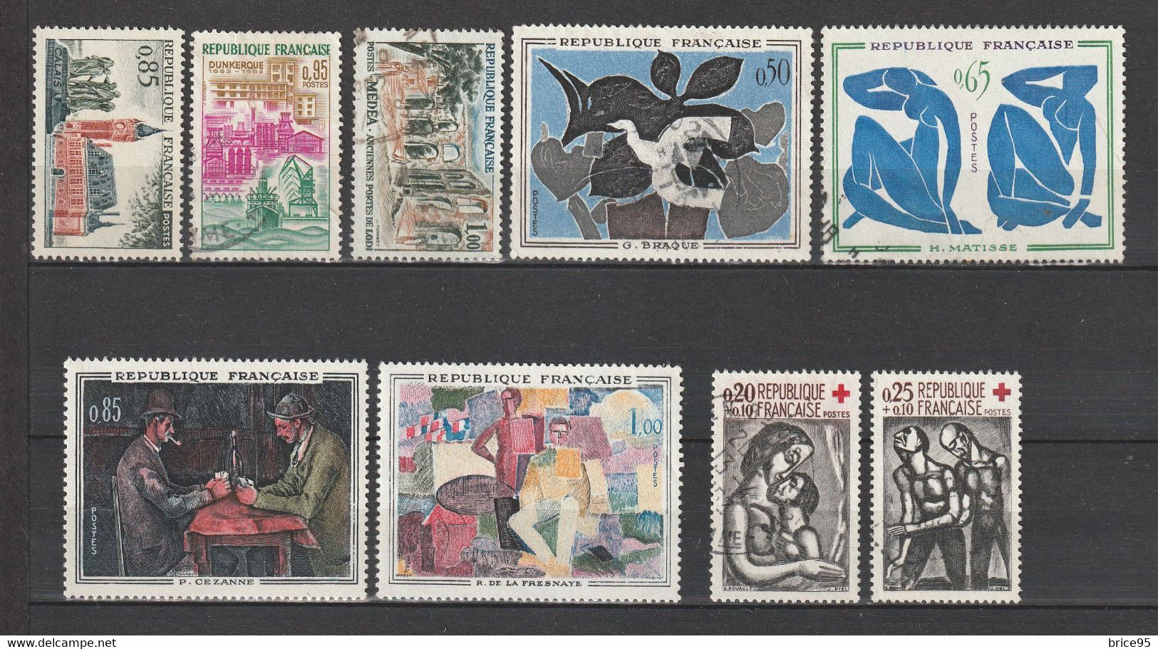 France - YT Nº 1281 à 1324 - Année Complète - Neuf Sans Et Avec Charnière Et Oblitéré - 1961 - 1960-1969