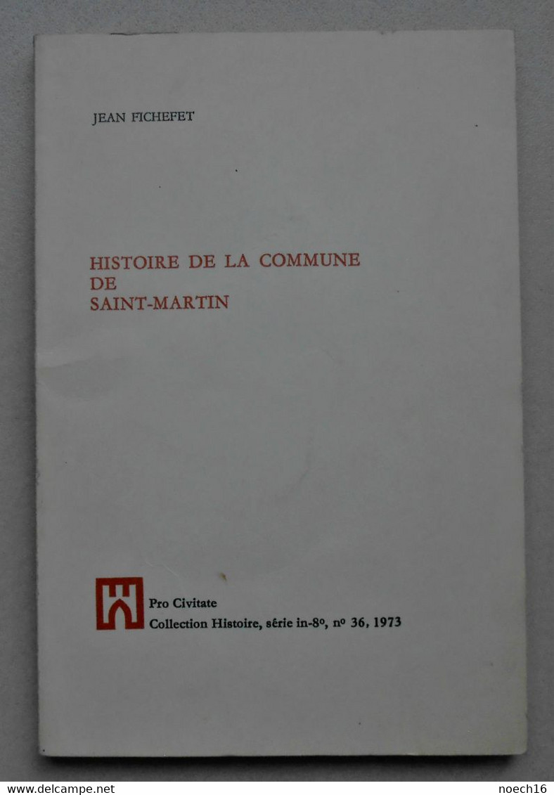 Histoire De La Commune De Saint-Martin, Jemeppe S/S - Other & Unclassified
