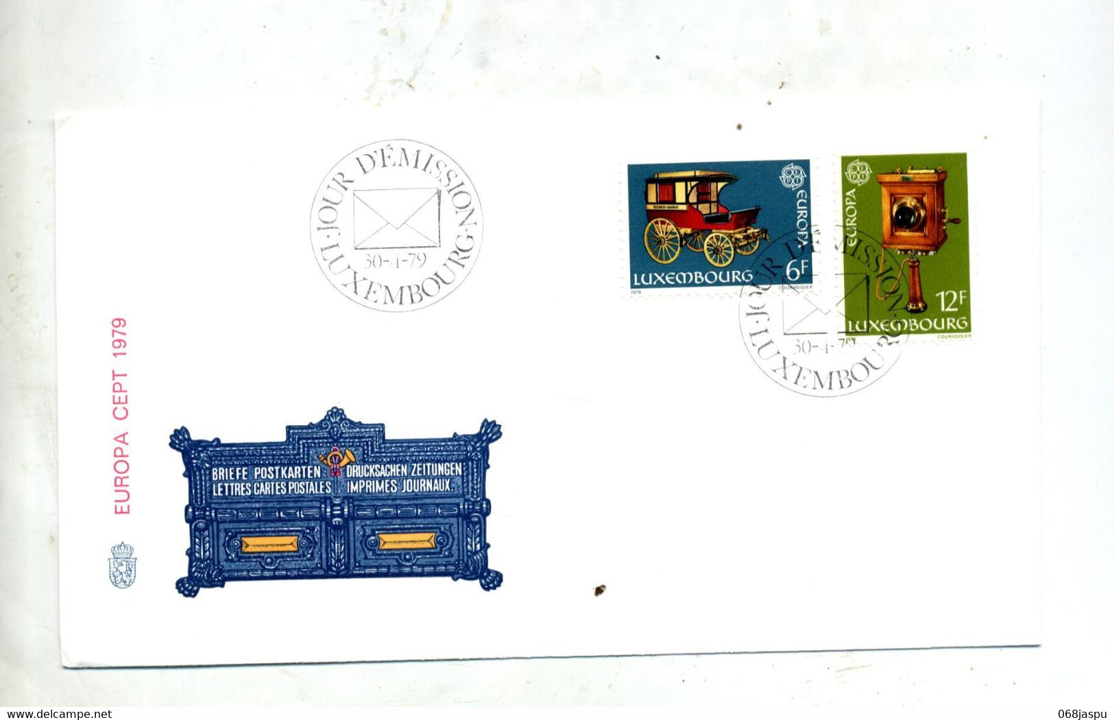 Carte Fdc 1979 Europa - FDC