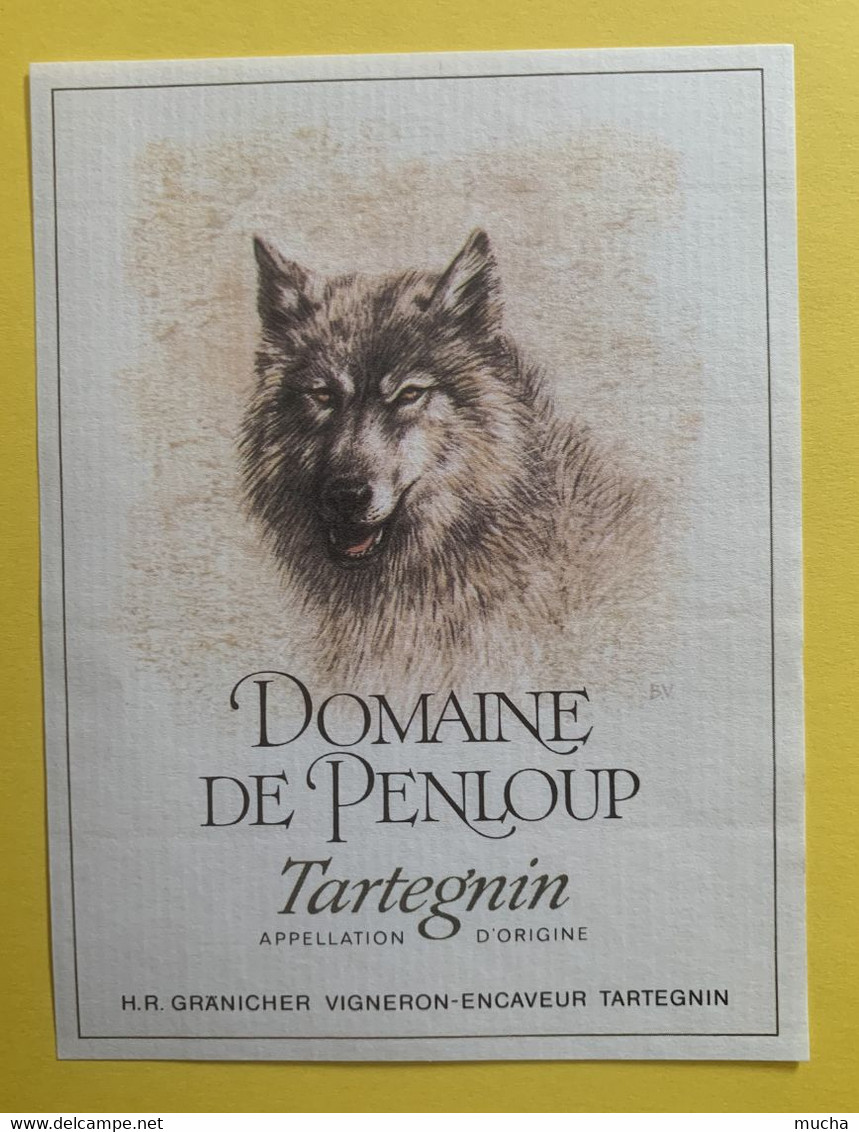 19814 - Loup Domaine De Penloup Tartegnin H.R.Gränicher - Autres & Non Classés