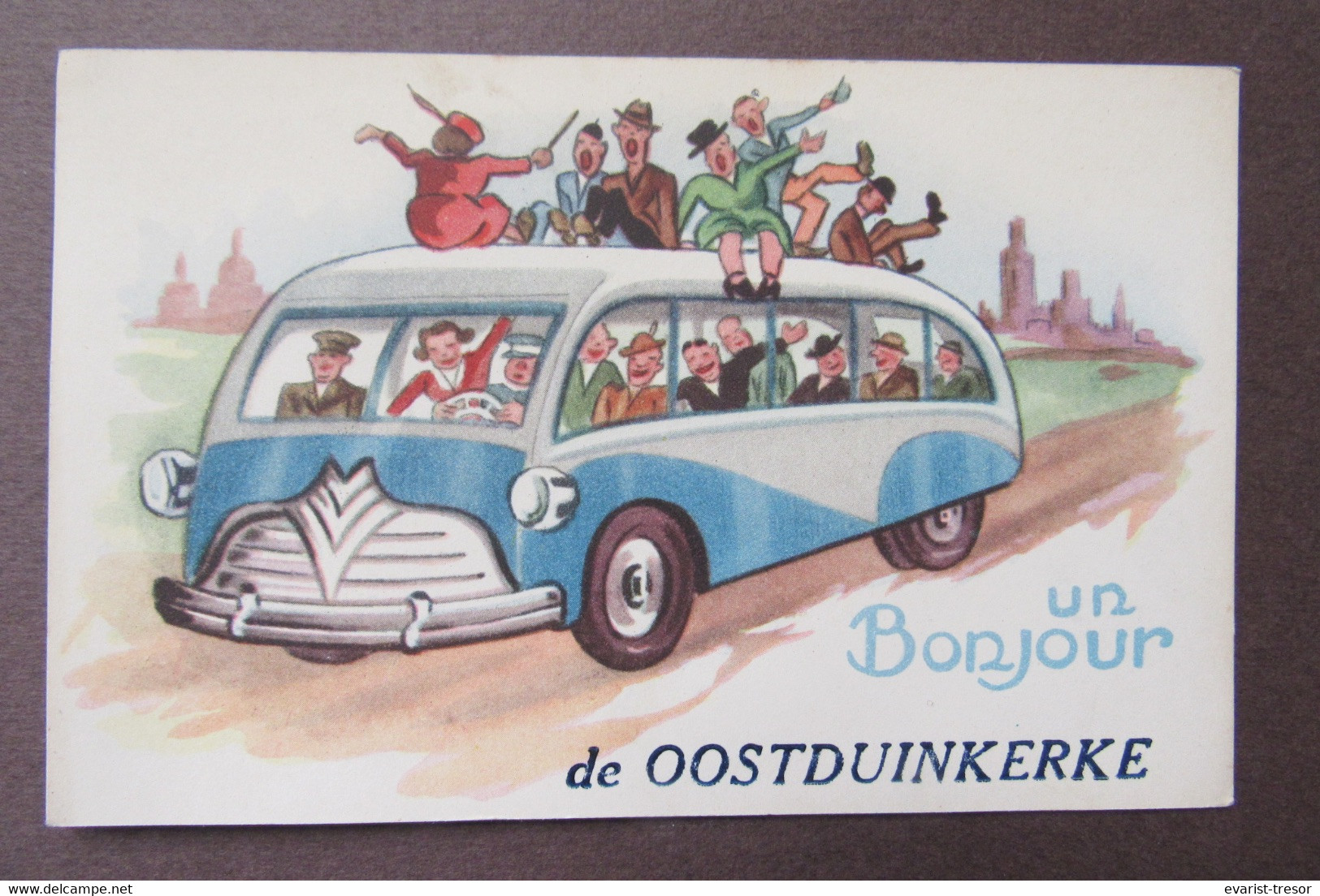 Carte Postale Un Bonjour De Oostduinkerke - Oostduinkerke