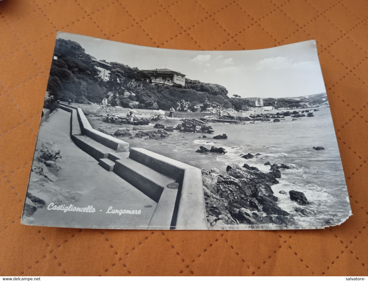 CARTOLINA CASTIGLIONCELLO- LUNGOMARE- VIAGGIATA 1960 - Livorno