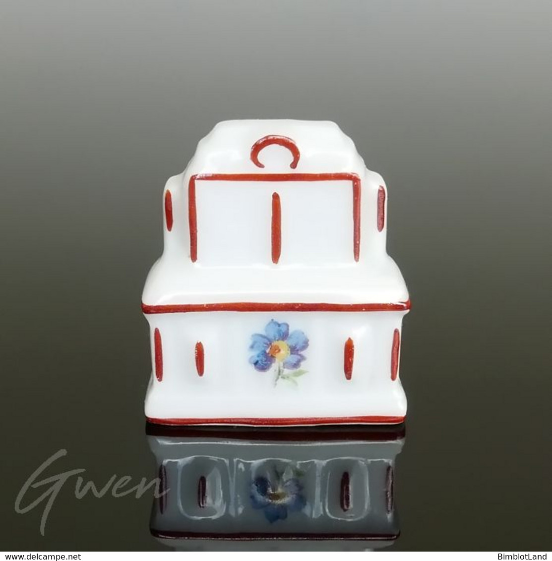 Ancien Meuble Vaisselier Armoire Placard Miniature Porcelaine Pour Poupée - Mobilier