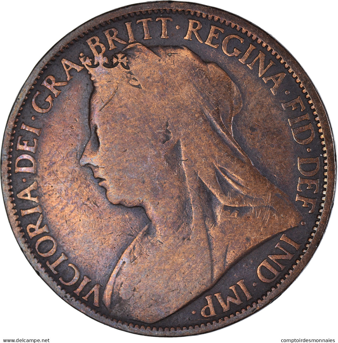 Monnaie, Grande-Bretagne, Penny, 1896 - D. 1 Penny