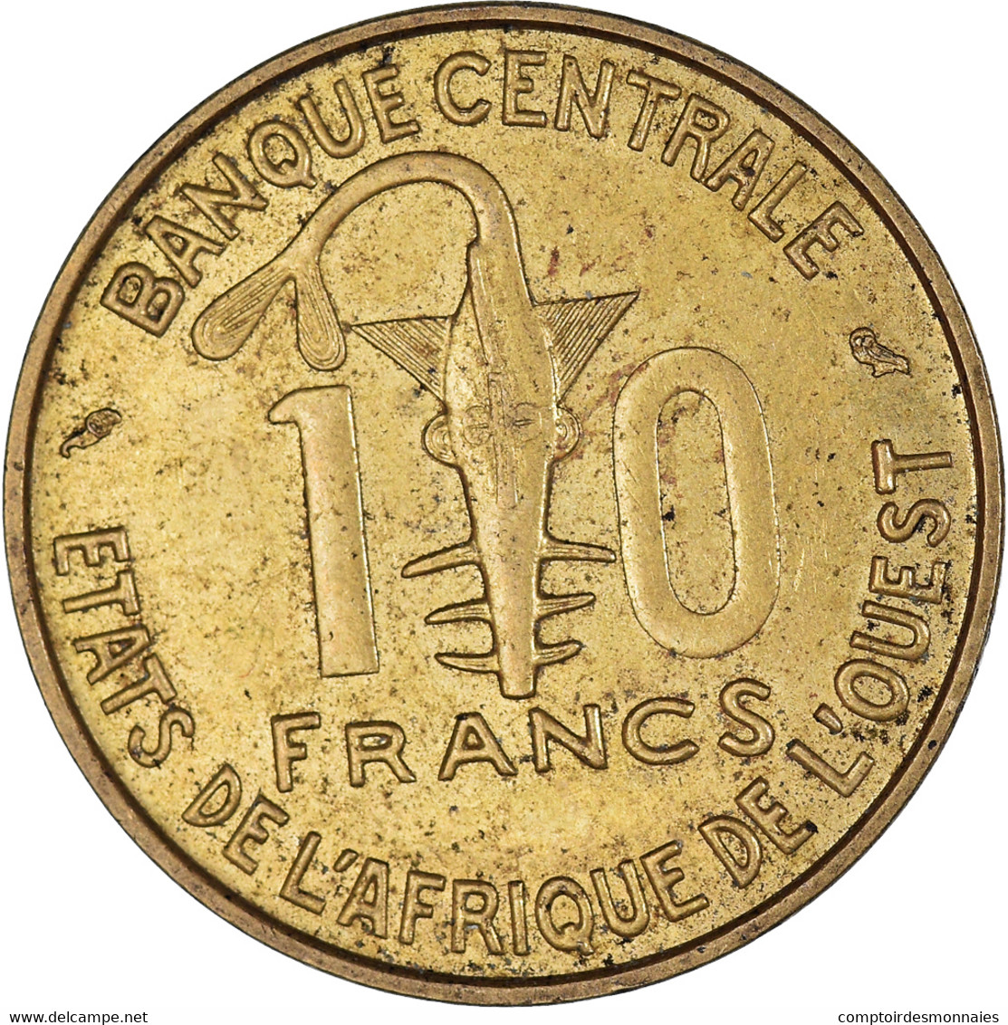 Monnaie, Communauté économique Des États De L'Afrique De L'Ouest, 10 Francs - Ivory Coast