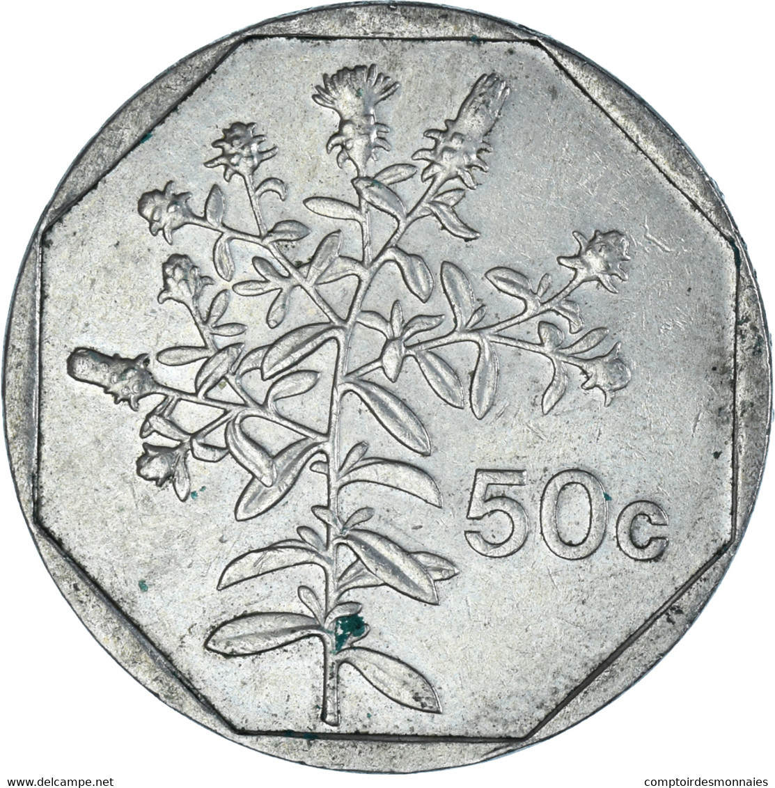 Monnaie, Malte, 50 Cents, 1995 - Malte