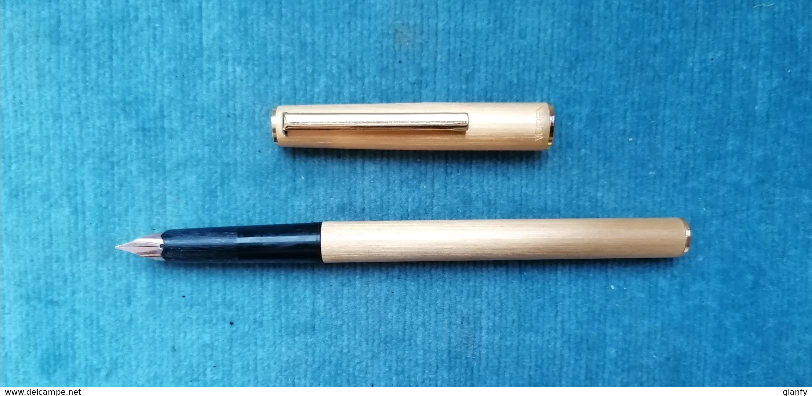 PENNA STILOGRAFICA NOREX PLACCATA ORO 1960 ITALIAN FOUNTAIN PEN GOLD PLATED - Stylos