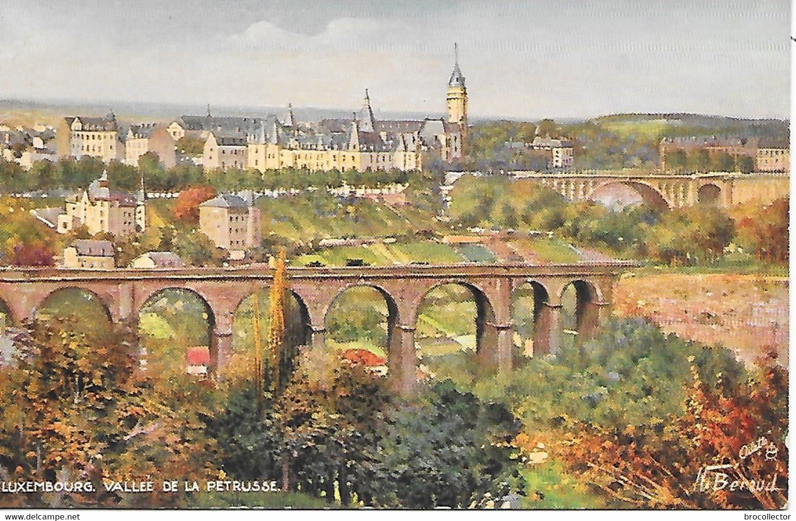 LUXEMBOURG -  Vallée De La Petrusse ( Illustrateur BERAUD ) - Luxembourg - Ville