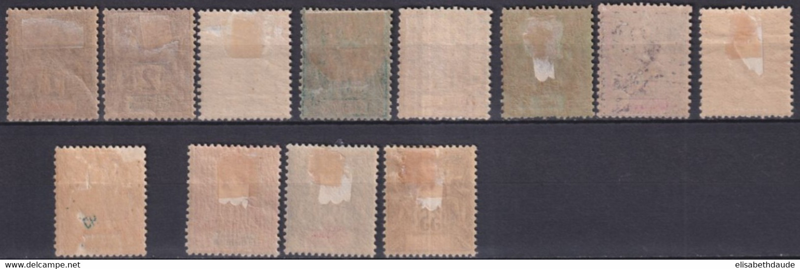 ANJOUAN - YVERT N° 1/4+6/10+14+16/17 * MH - COTE = 272 EUR - - Unused Stamps