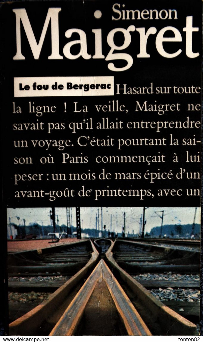 Georges Simenon - Le Fou De Bergerac - Presses Pocket 1336  - ( 1988 ) . - Simenon