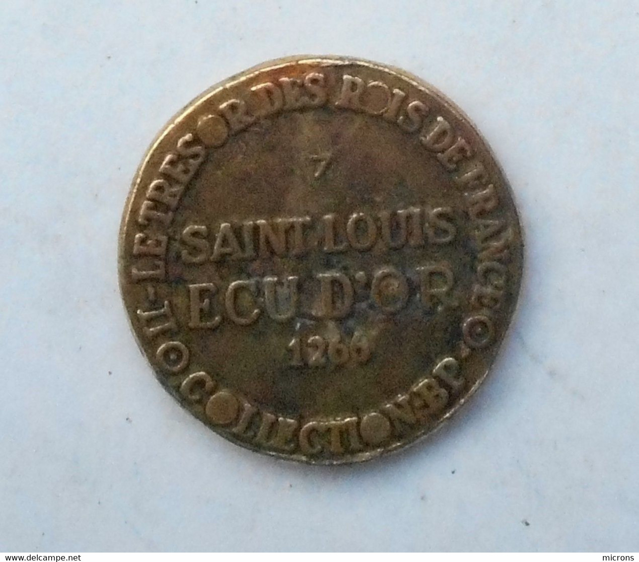 REPLIQUE MONNAIE COLLECTION BP  SAINT LOUIS ECU D'OR - Fictifs & Spécimens