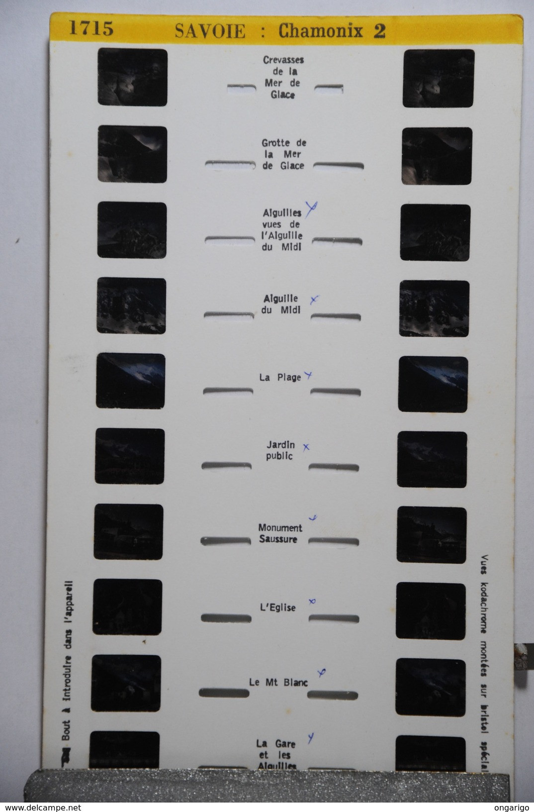 LESTRADE :  1715 :   SAVOIE : CHAMONIX 2 - Visionneuses Stéréoscopiques