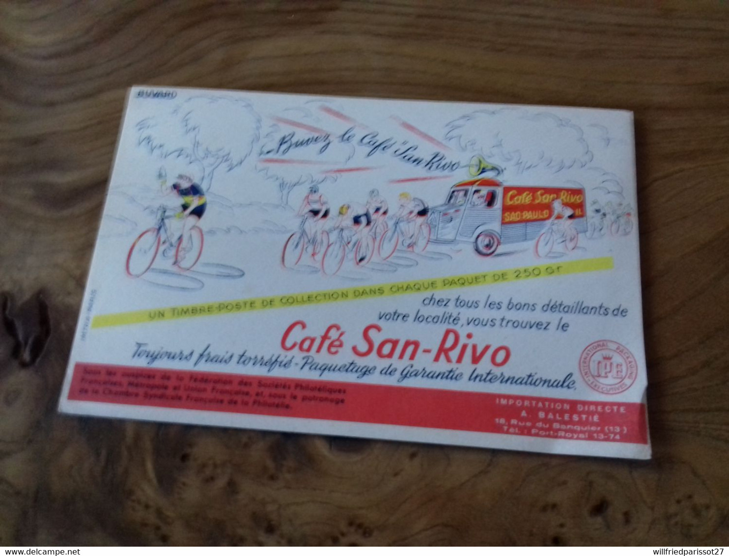 27/ BUVARD BUVEZ LE CAFE SAN RIVO - Café & Thé