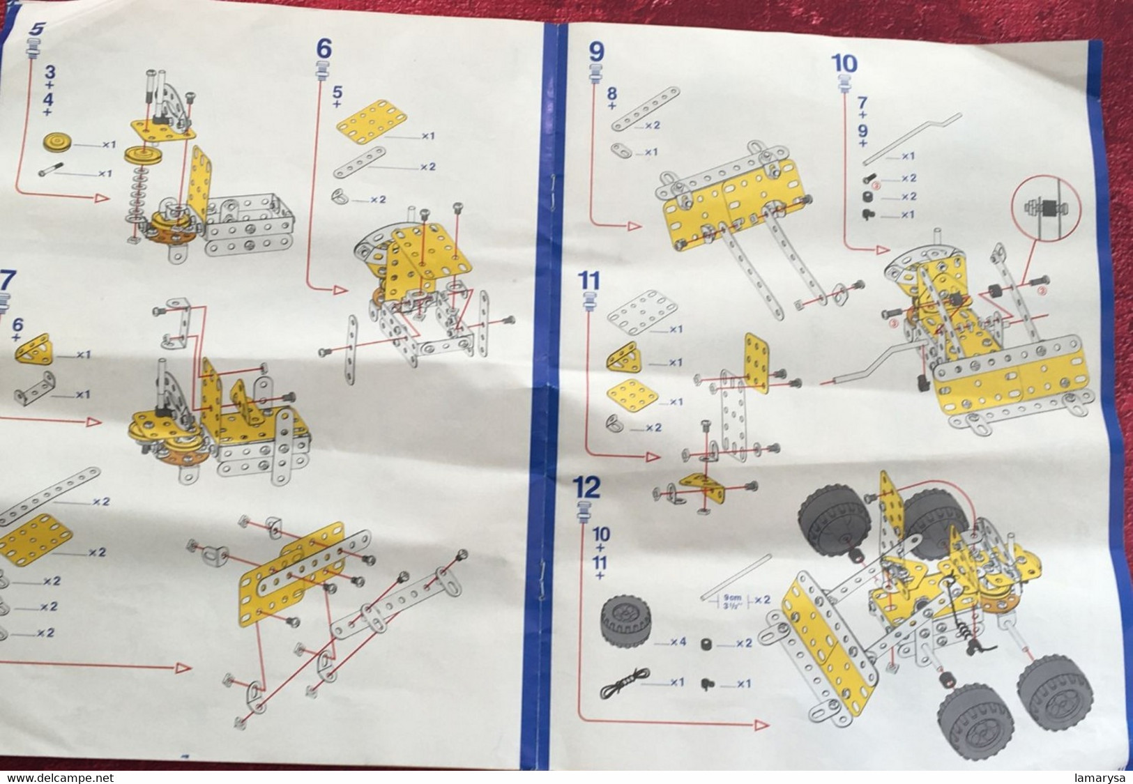 NOTICE DE MONTAGE MECCANO Instructions Autres collections => Jeux,Jouets =>Jeux de construction Catalogue N° 1 & 2