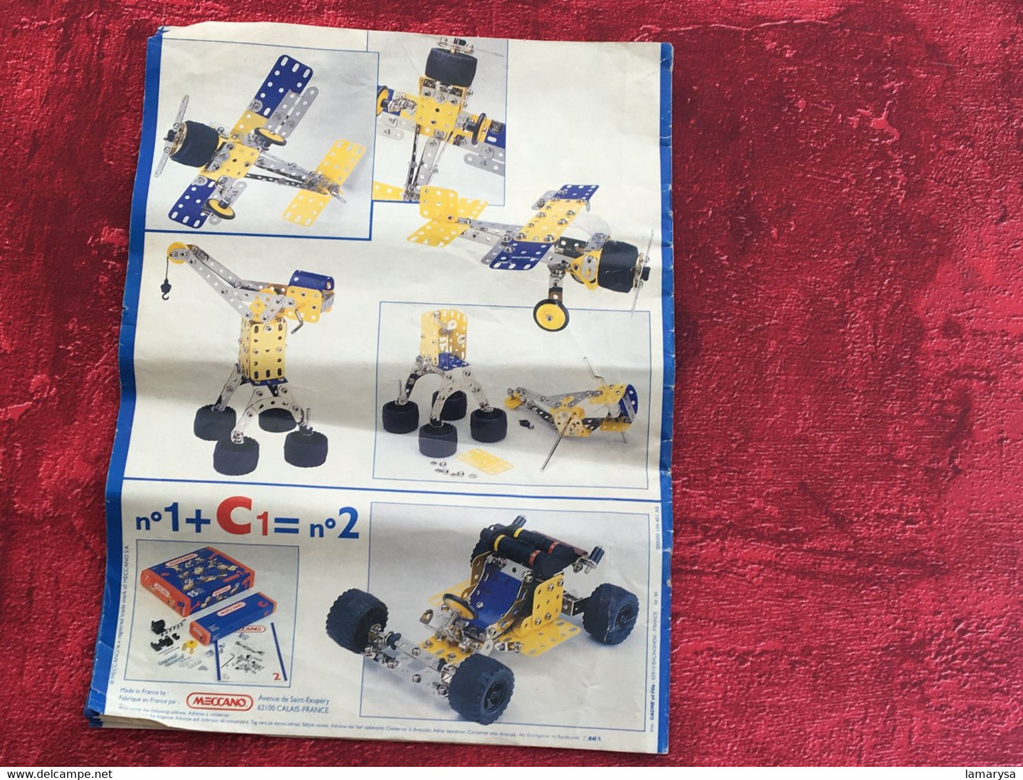 NOTICE DE MONTAGE MECCANO Instructions Autres collections => Jeux,Jouets =>Jeux de construction Catalogue N° 1 & 2