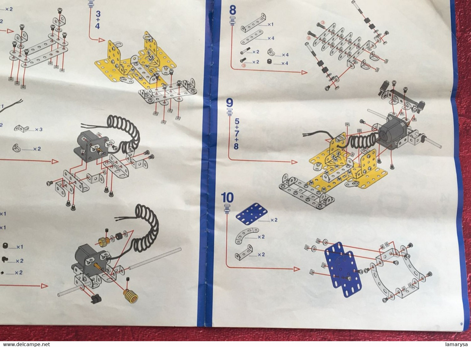 NOTICE DE MONTAGE MECCANO Instructions Autres collections => Jeux,Jouets =>Jeux de construction Catalogue N° 1 & 2