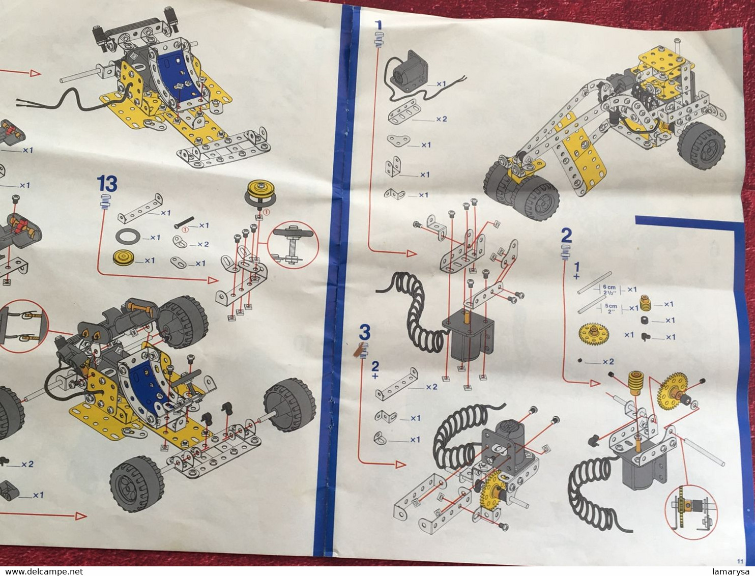 NOTICE DE MONTAGE MECCANO Instructions Autres collections => Jeux,Jouets =>Jeux de construction Catalogue N° 1 & 2