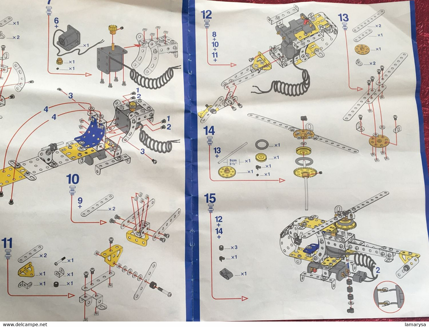 NOTICE DE MONTAGE MECCANO Instructions Autres collections => Jeux,Jouets =>Jeux de construction Catalogue N° 1 & 2