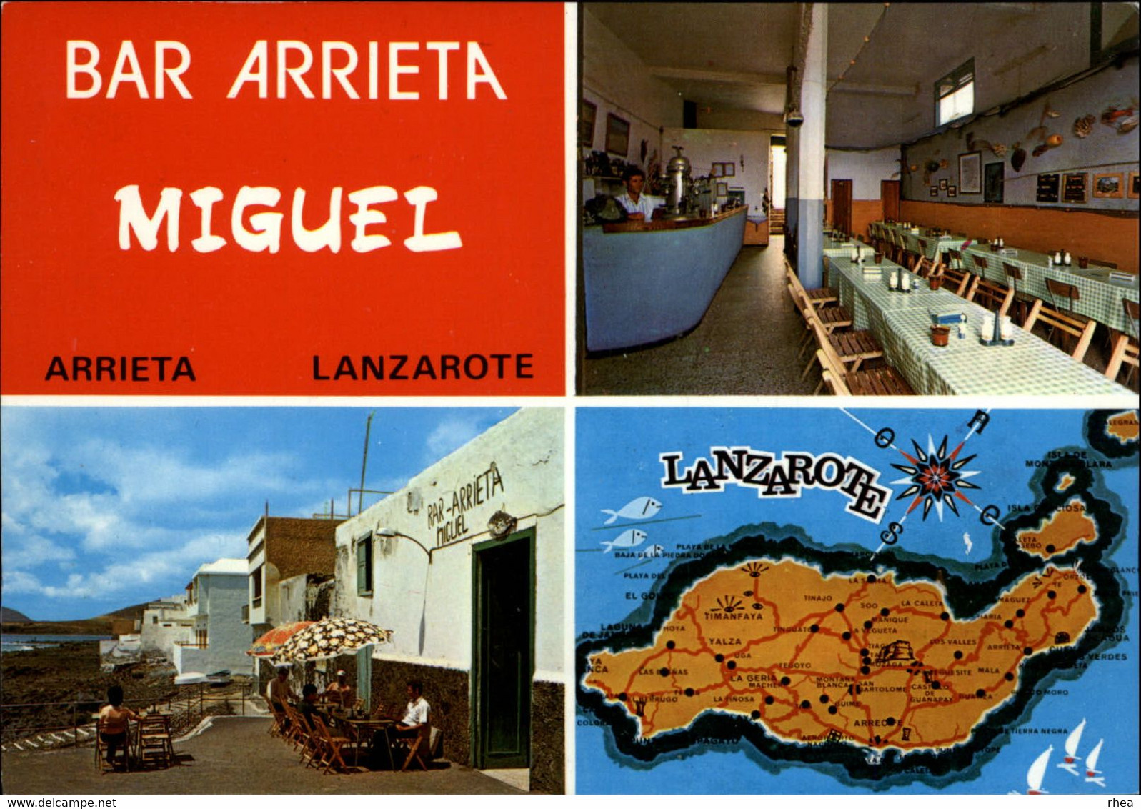 ESPAGNE - ARRIETA - LANZAROTE - Bar Arrieta - Lanzarote