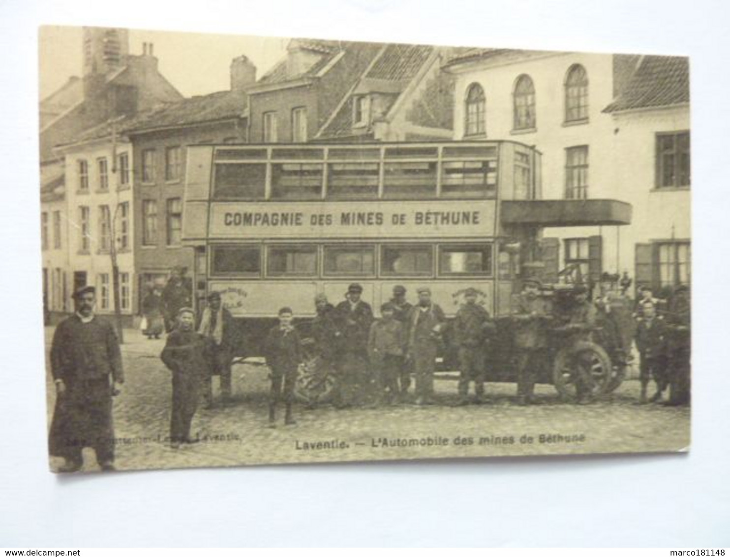 Laventie - L'Automobile Des Mines De Bèthune - "C'était La France" Réédition De Cartes Postales Anciennes - Laventie