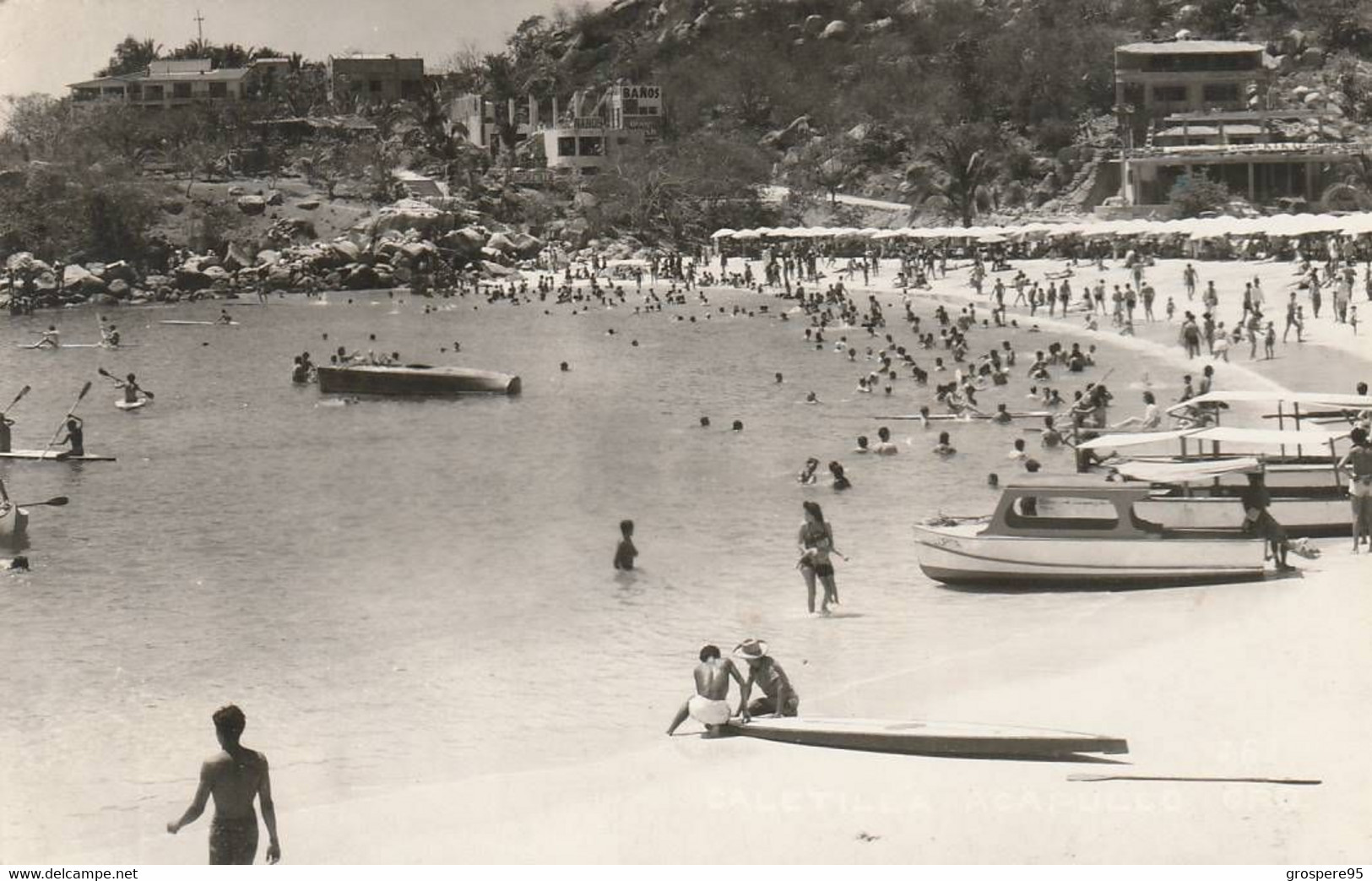 MEXIQUE A IDENTIFIER PLAGE AU BORD DU PACIFIQUE CARTE PHOTO - Messico