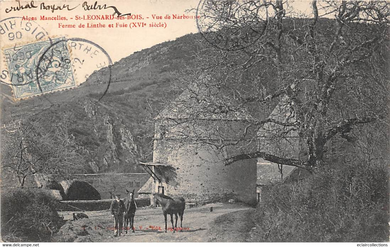 Saint Léonard Des Bois       72        Ferme De Linthe        (voir Scan) - Saint Leonard Des Bois