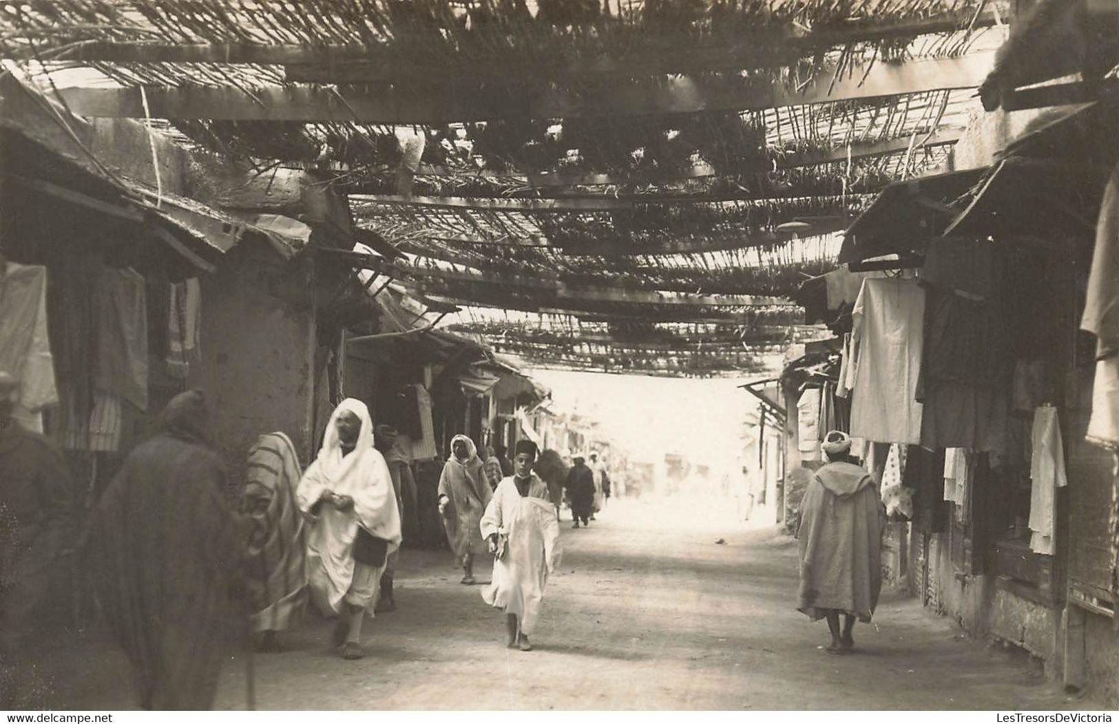 CPA Photo De Fez - Fès - Djedid - Jdid - Très Animé - Fez (Fès)