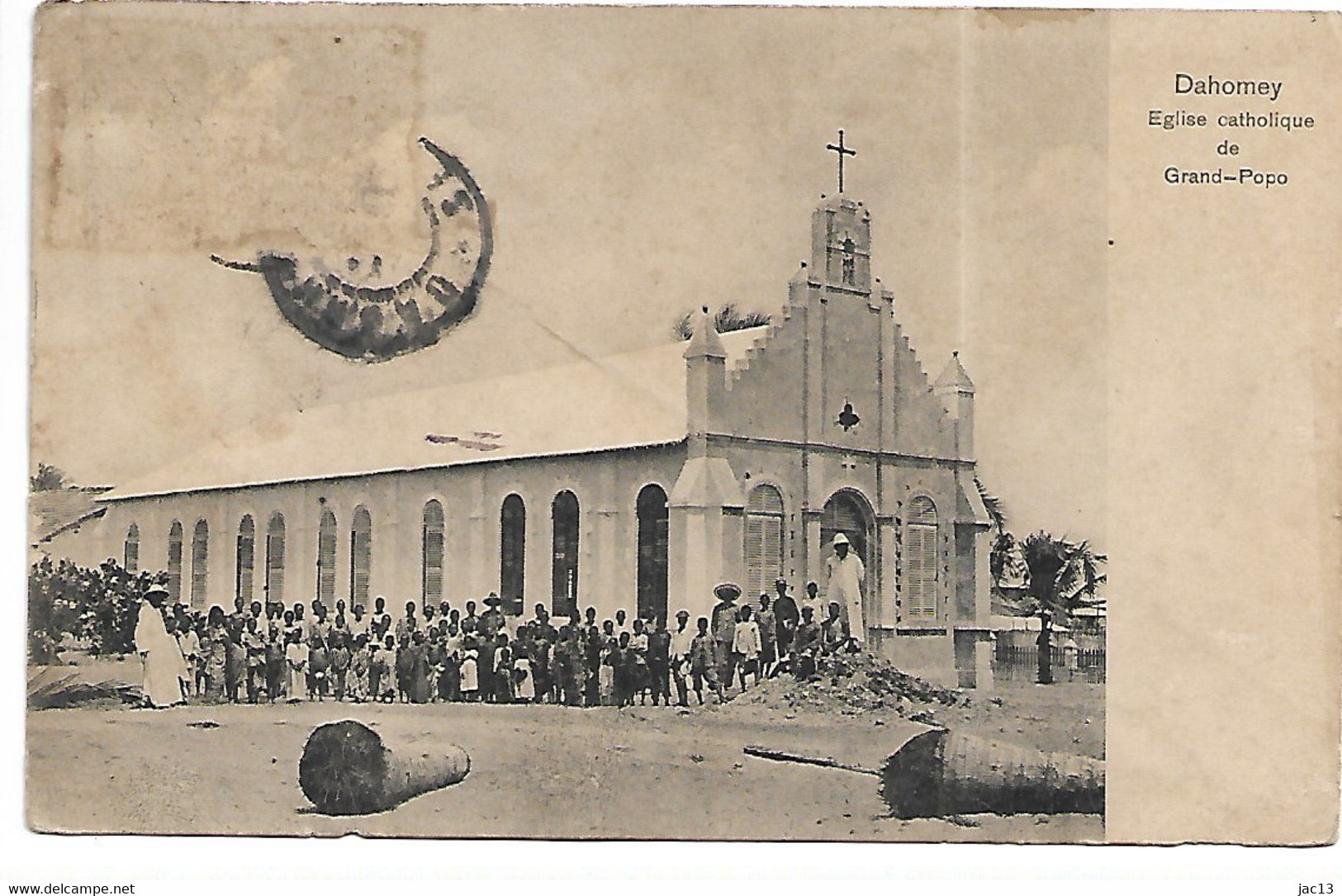 L120D529 - Bénin - Dahomey - Eglise Catholique De Grand-Popo - Dahomey