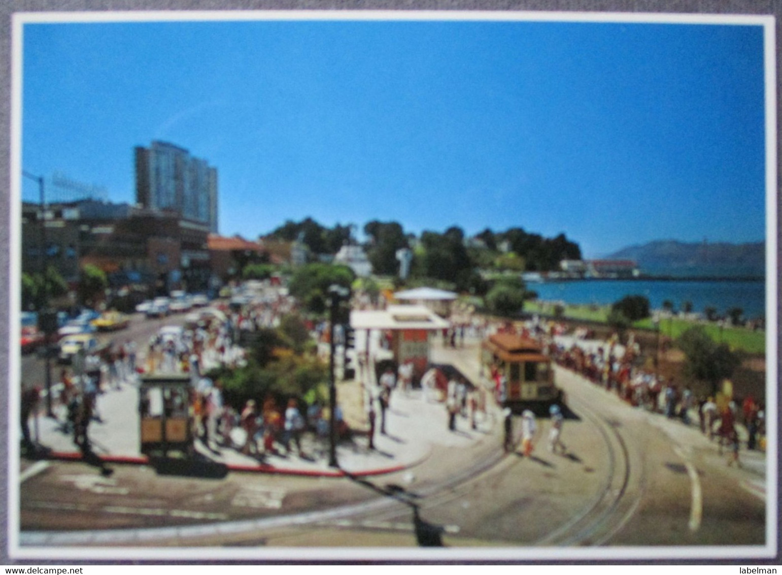 USA UNITED STATES SAN FRANCISCO CABLE CAR FISHERMAN WHARF KARTE POSTCARD ANSICHTSKARTE CARTOLINA CARTE POSTALE CP PC AK - Spokane