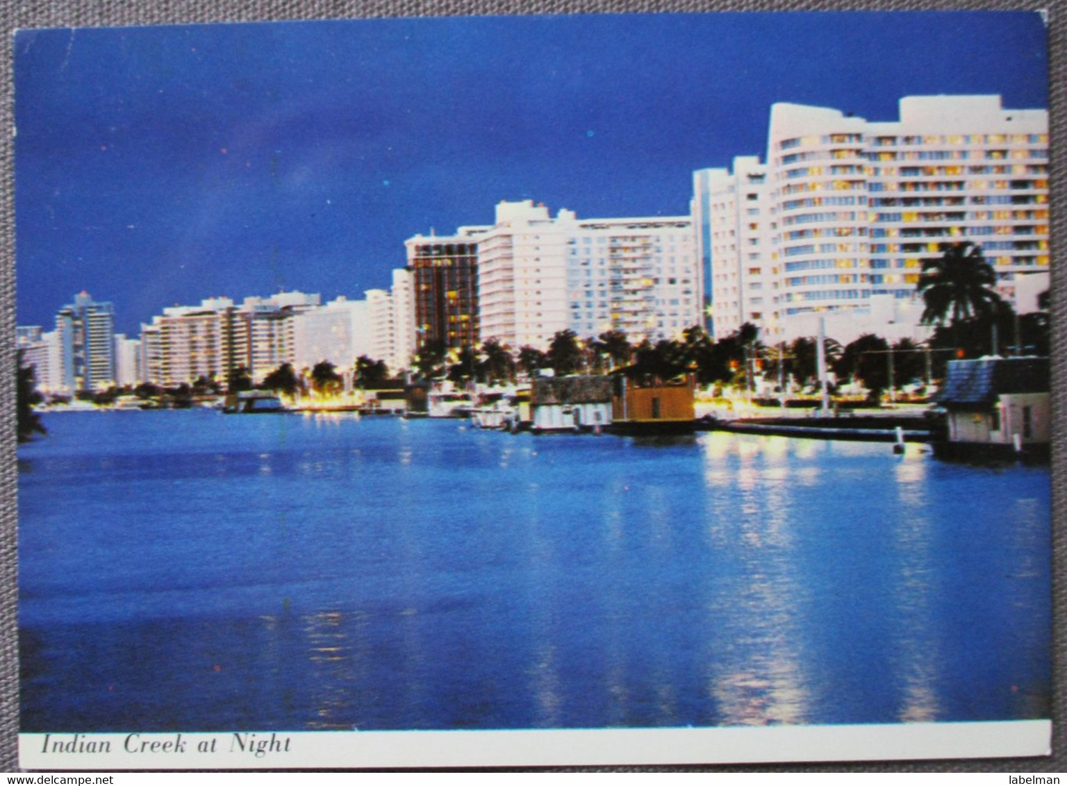 USA UNITED STATES INDIAN CREEK MIAMI BEACH SEA FRONT CARD KARTE POSTCARD ANSICHTSKARTE CARTOLINA CARTE POSTALE CP PC AK - Spokane