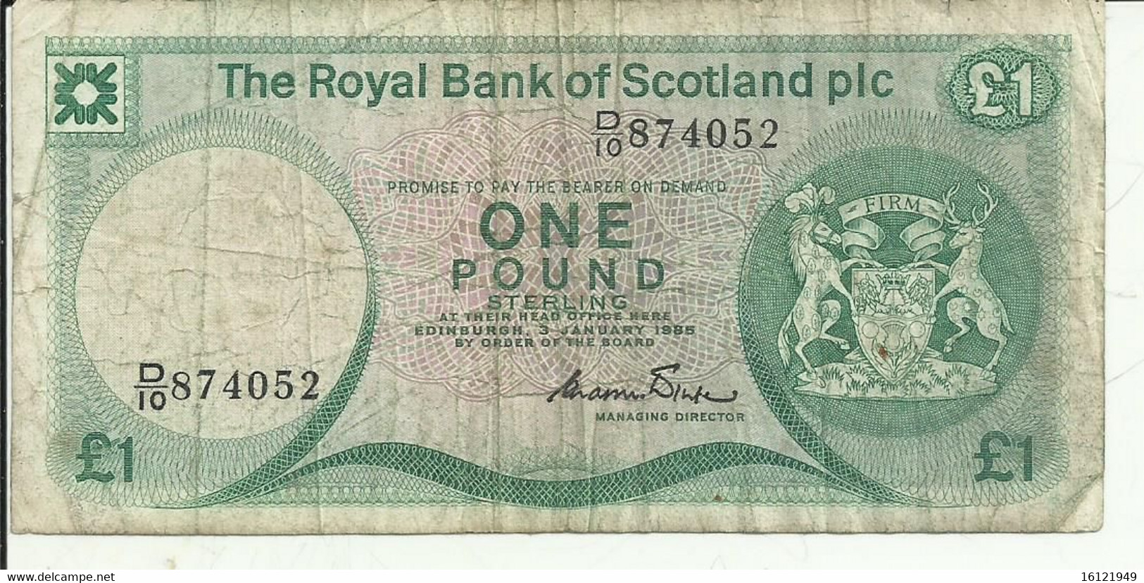 Z165 - ONE POUND 1985 - 1 Pound