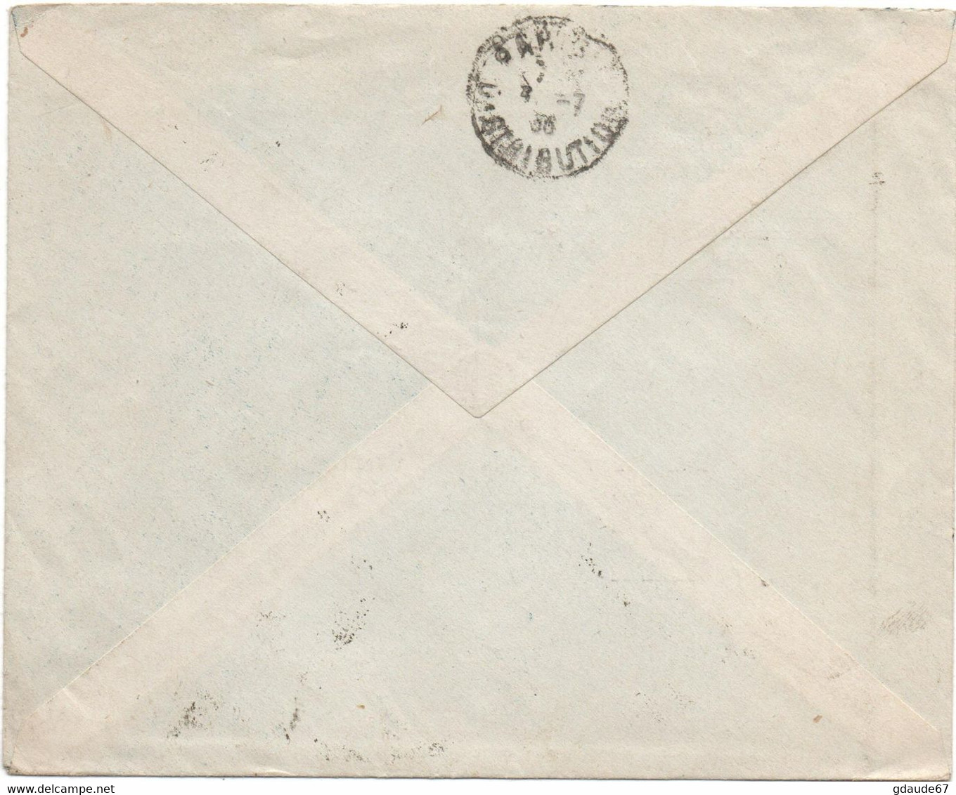 1936 - ENVELOPPE RECOMMANDEE De BOBO DIOULASSO (COTE D'IVOIRE) Avec SEUL - Lettres & Documents