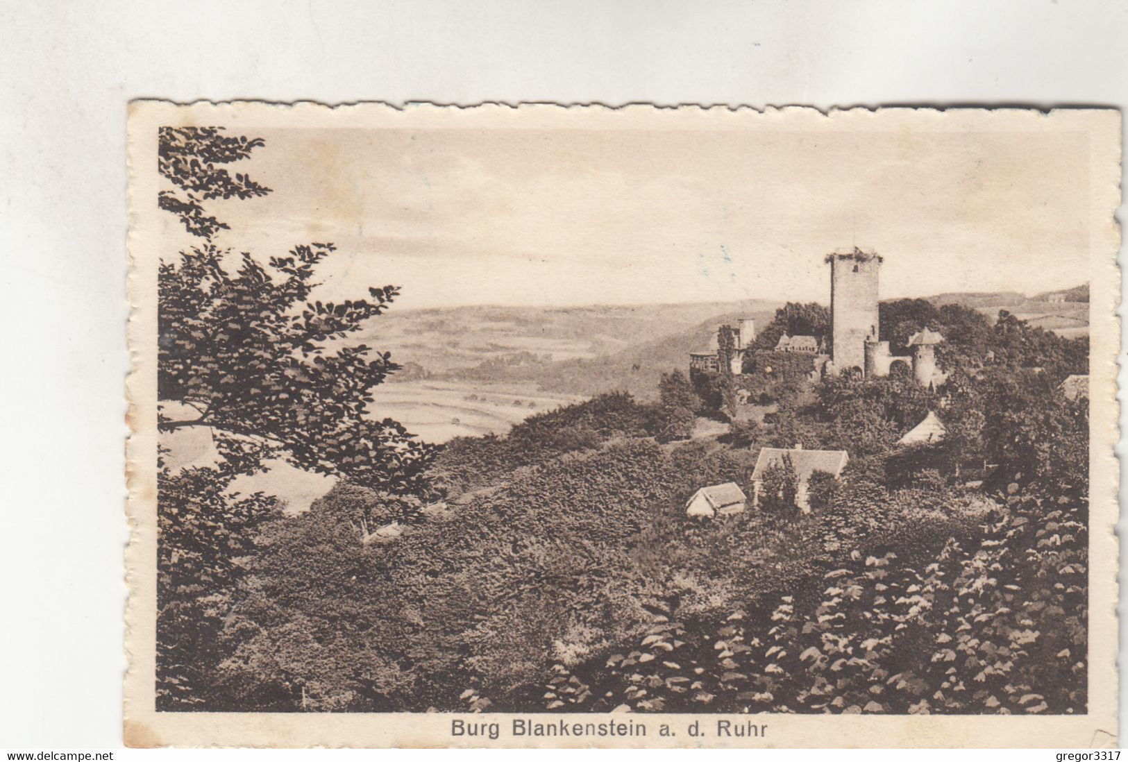 B6652) Burg BLANKENSTEIN A. D. RUHR - Tolle Sehr Alte AK! !1927 - Hattingen