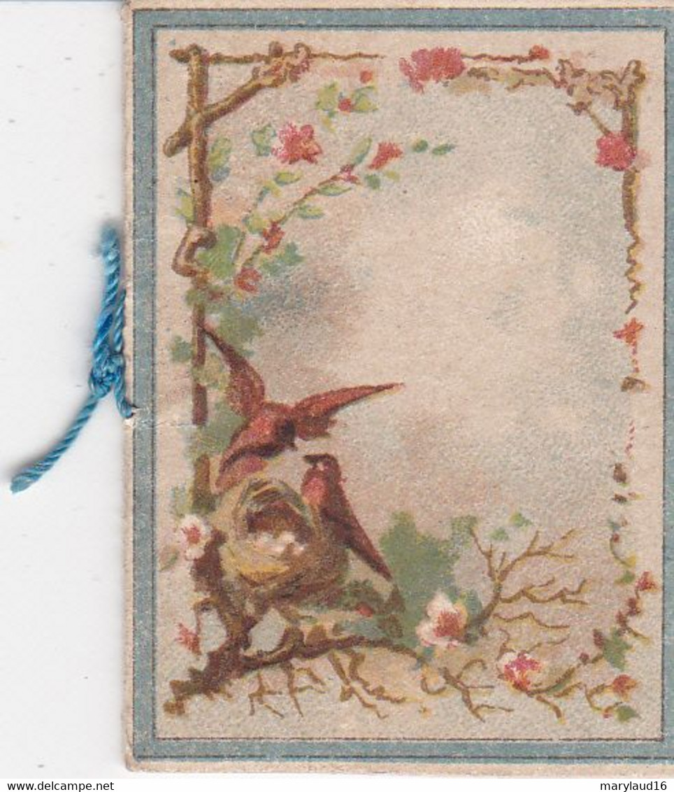 Micro CALENDRIER 1881 Papèterie Librairie Martial-Place Moulins - Petit Format : ...-1900