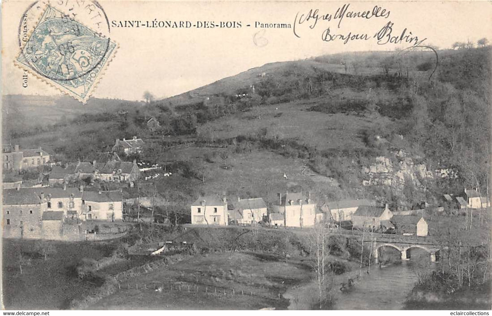 Saint Léonard Des Bois          72         Panorama          (voir Scan) - Saint Leonard Des Bois