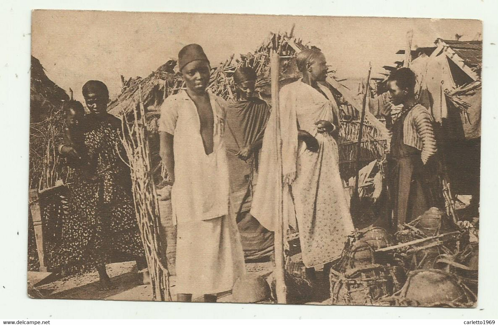 ERITREA - COSTUMI  1936  - VIAGGIATA   FP - Erythrée